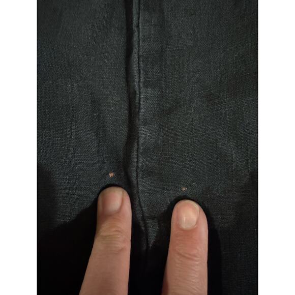 MATE the Label Womens Vintage Black Willow Linen Pull On Pants sz xs - Picture 10 of 10